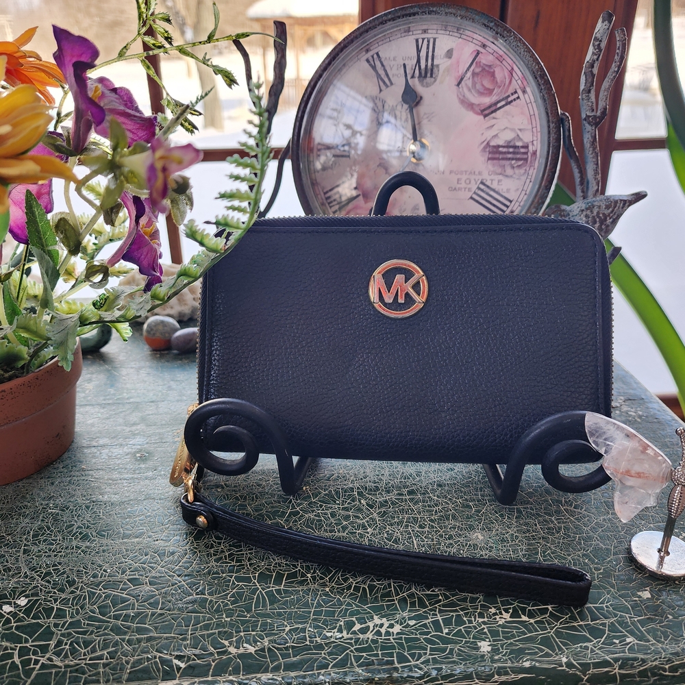 Black Michael Kors Women's Wristlet